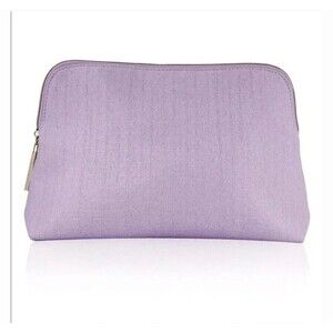 LANCOME Cosmetic Bag (L 10" X H 6.5" X D 2.5") Shimmering Lavender - NEW SEALED
